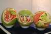 this is my unique carving in water melon